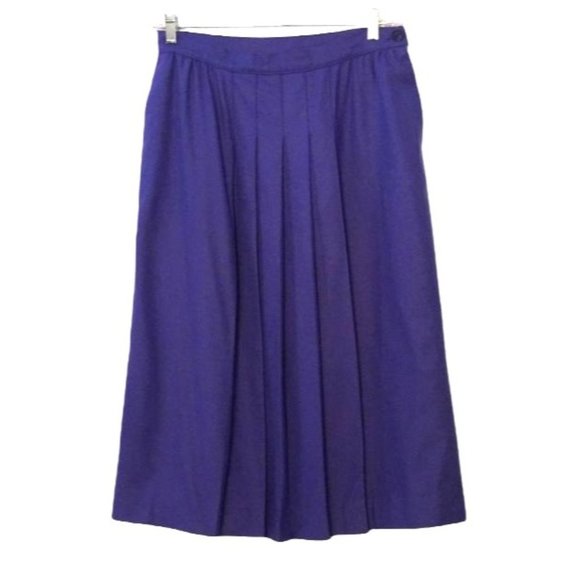 Pendleton Vintage Dresses & Skirts - Pendleton Wool Skirt, Pleated Skirt, Tagged Size 16, Made in USA, Academia Core,